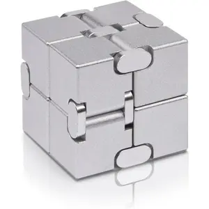 Fidget Finger Toys, ABS Infinity Cube Prime for Stress and Anxiety Relief, Ultra Durable Sensory Gifts for Adults and Kids