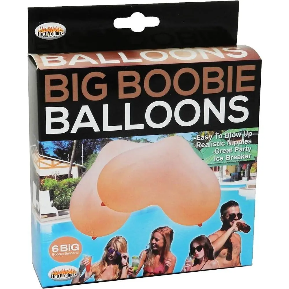 6-Pack of Hilarious Party Balloons – Big Laughs Guaranteed! Funny Gag Gift!