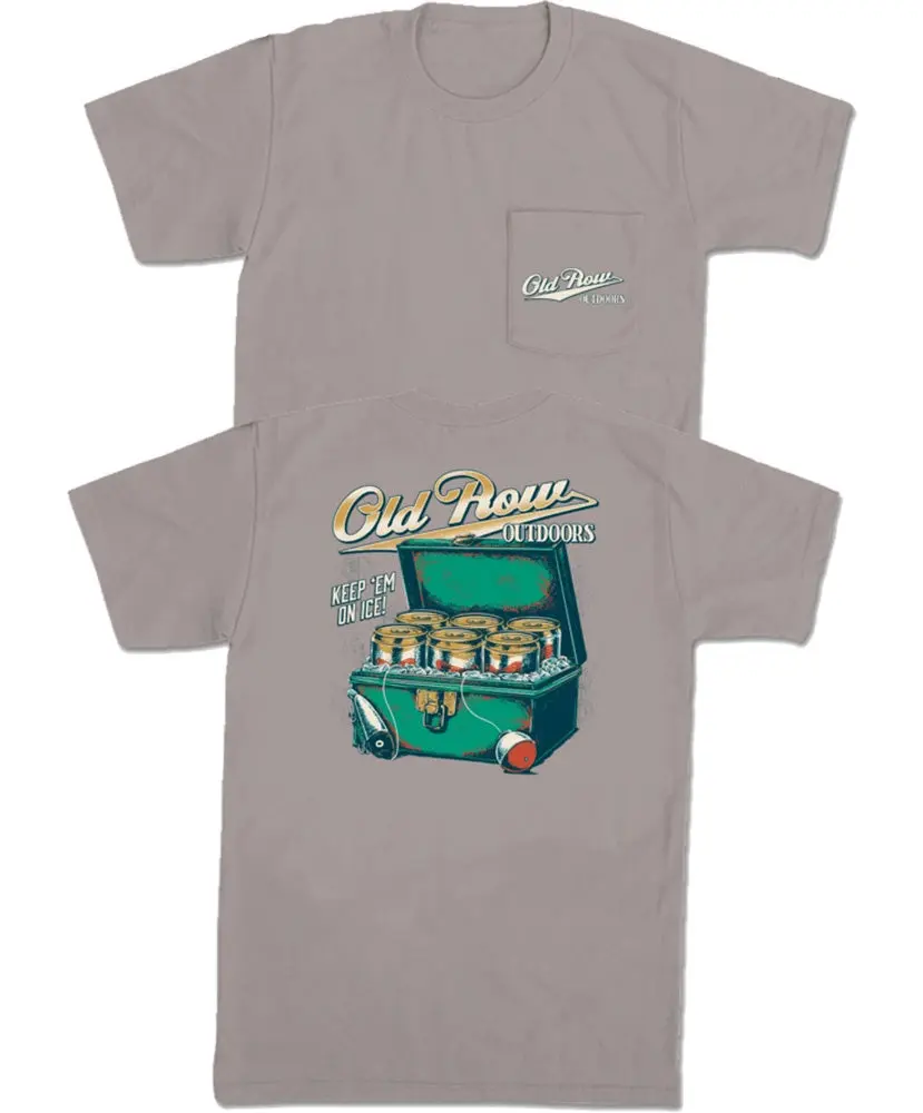 Old Row - Keep Em On Ice Pocket Tee Old Row - Keep Em On Ice Pocket Tee