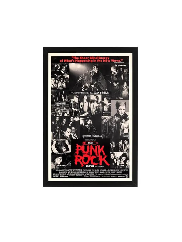 The Sex Pistols Punk Rock Poster Framed