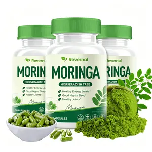 Revernal Pure Moringa Capsules | Natural Superfood for Immune & Gut Health | Daily Green Wellness Support