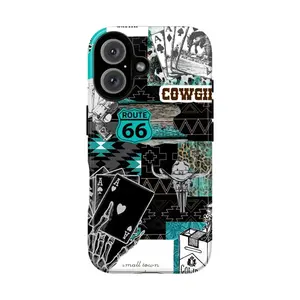 MagSafe Route 66 Western Fashion phone Cases For iPhone 17-12 Promax Pro Plus,It's a great gift for a good friend,gift for him for her Best Gift