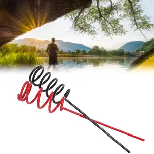 Spiral Fishing Rod Holder, 2 Counts Spiral Rod Holder, Fishing Tackle, Insert Ground Holder, Fishing Accessories