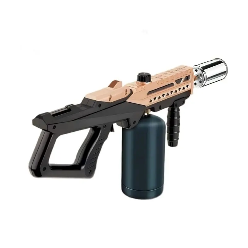 Adjustable Flame Propane Torch Gun, BBQ & Camping Lighter for Charcoal & Campfire, Gas Tank Not Included, Ideal Gift for Him & Dad