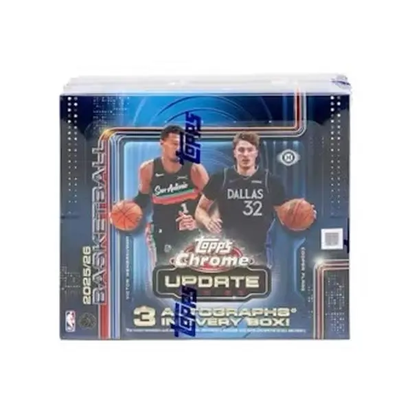 2025/26 Topps Chrome Update Series Basketball Hobby Jumbo Box