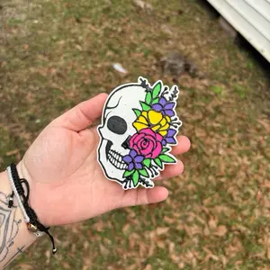 Floral Skull Freshie Floral Skull Freshie