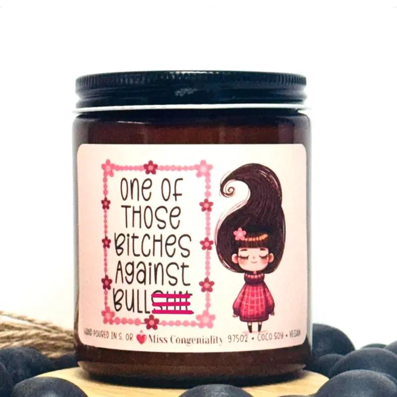 9 ounce Organic Coconut-Soy Clean Burning Candle. Hand-Poured in Southern Oregon by an established woman-owned candle company.