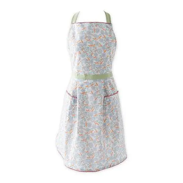 Design Imports Blue Blossom Printed Apron