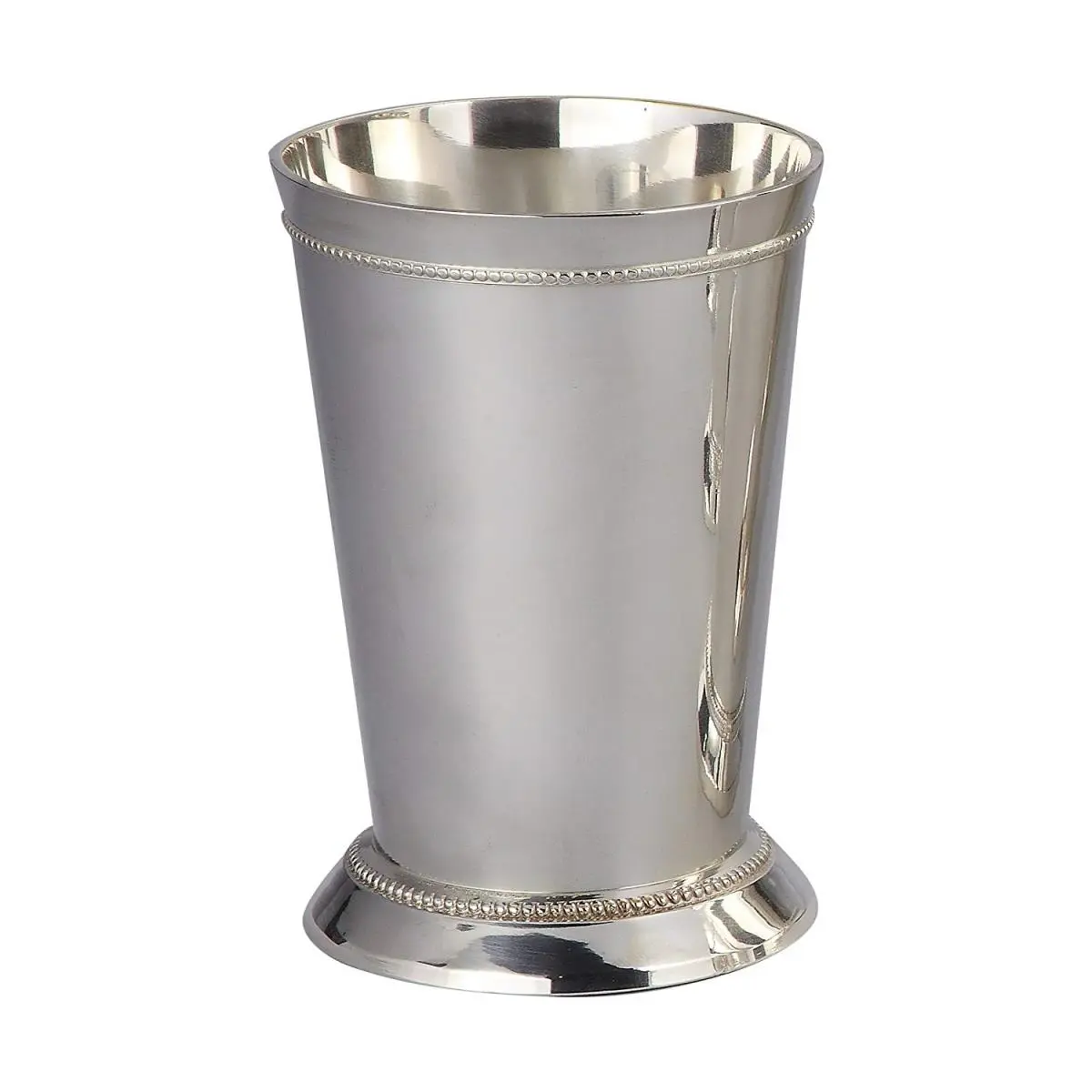 Leeber 90374 Standard Size 5 in. Beaded Mint Julep Cup, Kitchenware Drinkware Mug