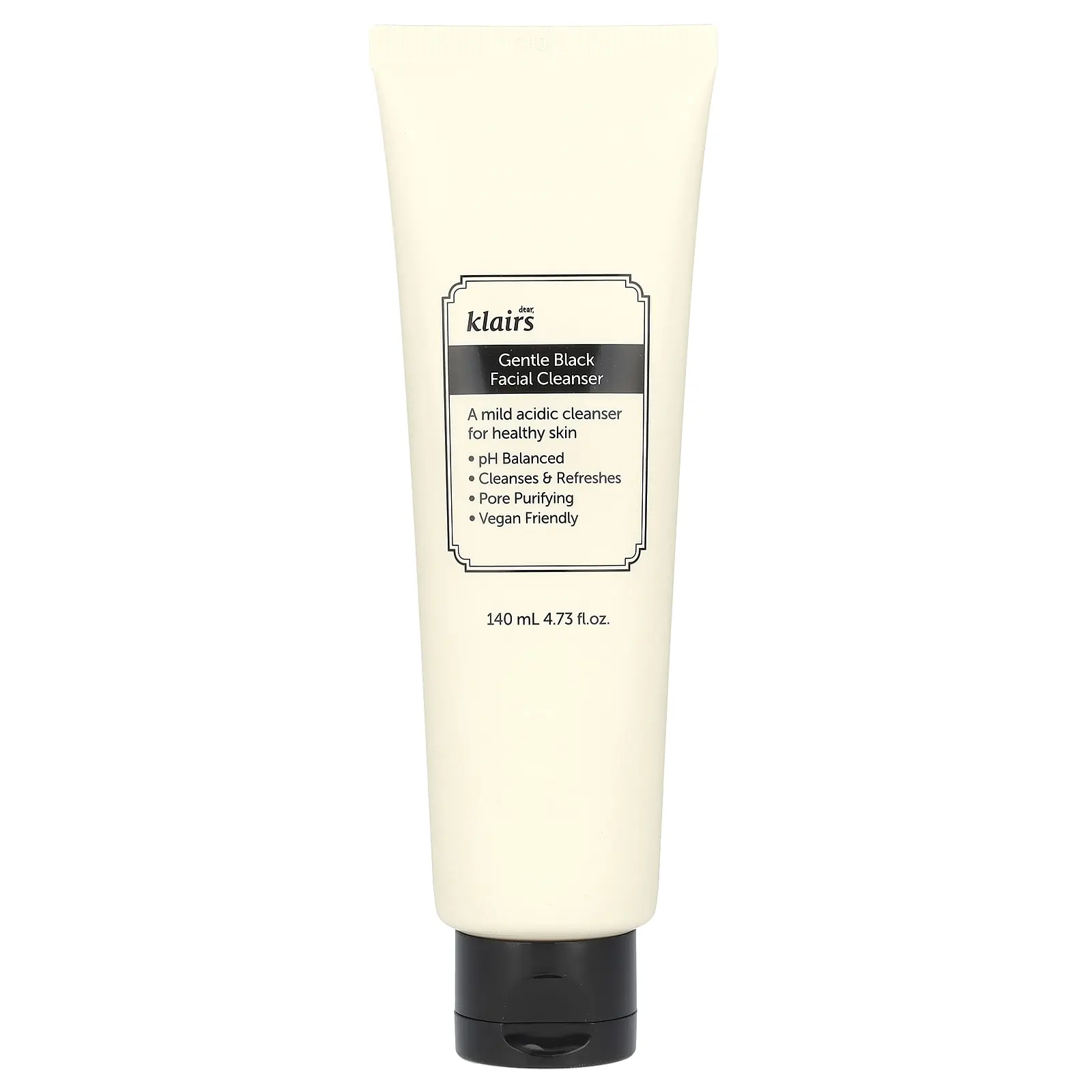 Dear, Klairs Gentle Black Facial Cleanser, 4.73 fl oz (140 ml)