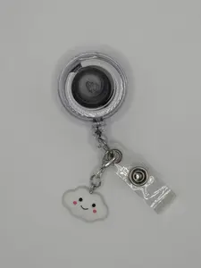 Cloud badge reel accessory charm for badge buddy picu pediatric nurse gift for nursing student cna medical assistant student nurse accessory