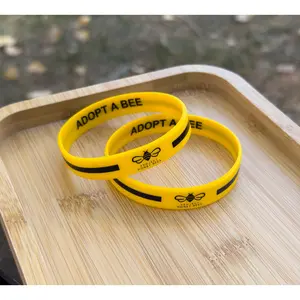 Adopt A Bee Silicone Bracelet
