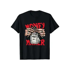 Retro Money Maker T-Shirt - Bold Dollar Bill & MAKER Graphic Tee for Men Women Gifts