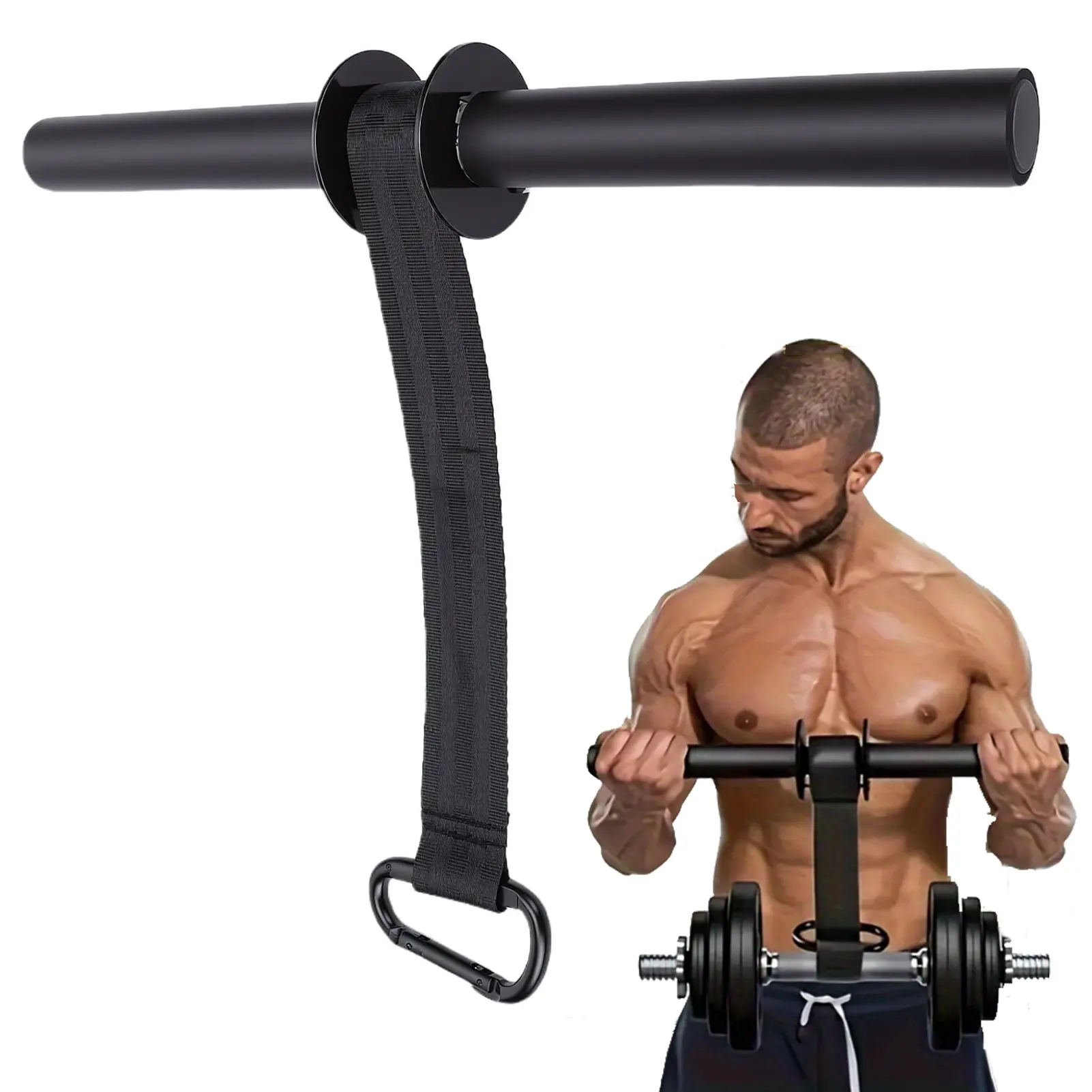 Pro Portable Forearm Exerciser & Wrist Roller for Fitness Enthusiasts, Gym Equipment with Anti-Slip Handle Design to Build Forearm & Grip Strength, Home, Travel, Forearm Workouts