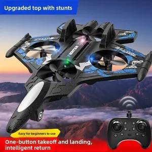 Children's remote control airplane fighter jet foam glider crash-resistant quadcopter model airplane toy for boys
