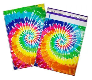 Tie Dye Poly Mailers Size 10x13 Colorful Shipping Bags