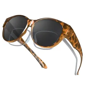 Fit-Over Polarized Sunglasses Over Glasses for Women Men Trendy Shades Over Prescription Eyeglasses Sun Glasses