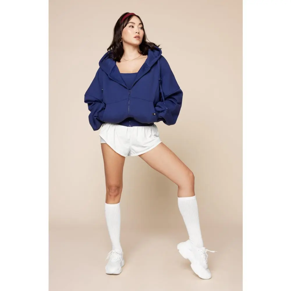 Zip Cloud Hoodie - Sapphire (with toggles) Zip Cloud Hoodie - Sapphire (with toggles)