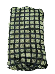 Full Bale Slow Feed Hay Net For Horses Nylon Web Slow Feed Hay Bag