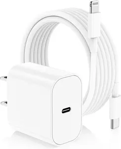 PD 30W USB C Charging Block and Long Lightning Cable Cord for Apples iPhone 14/13/12/11/Pro Max/Mini/Plus/XS and iPad, Fast Charger 5FT