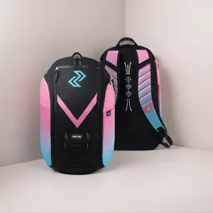 Unlock Your Aesthetic. LEFIGHT Colorblock Sports Backpack – Sleek Design for Basketball, Gym & Outdoor Training