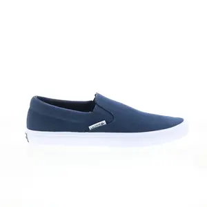 Lacoste Slip-On Base 224 1 CMA Mens Blue Canvas Lifestyle Sneakers Shoes