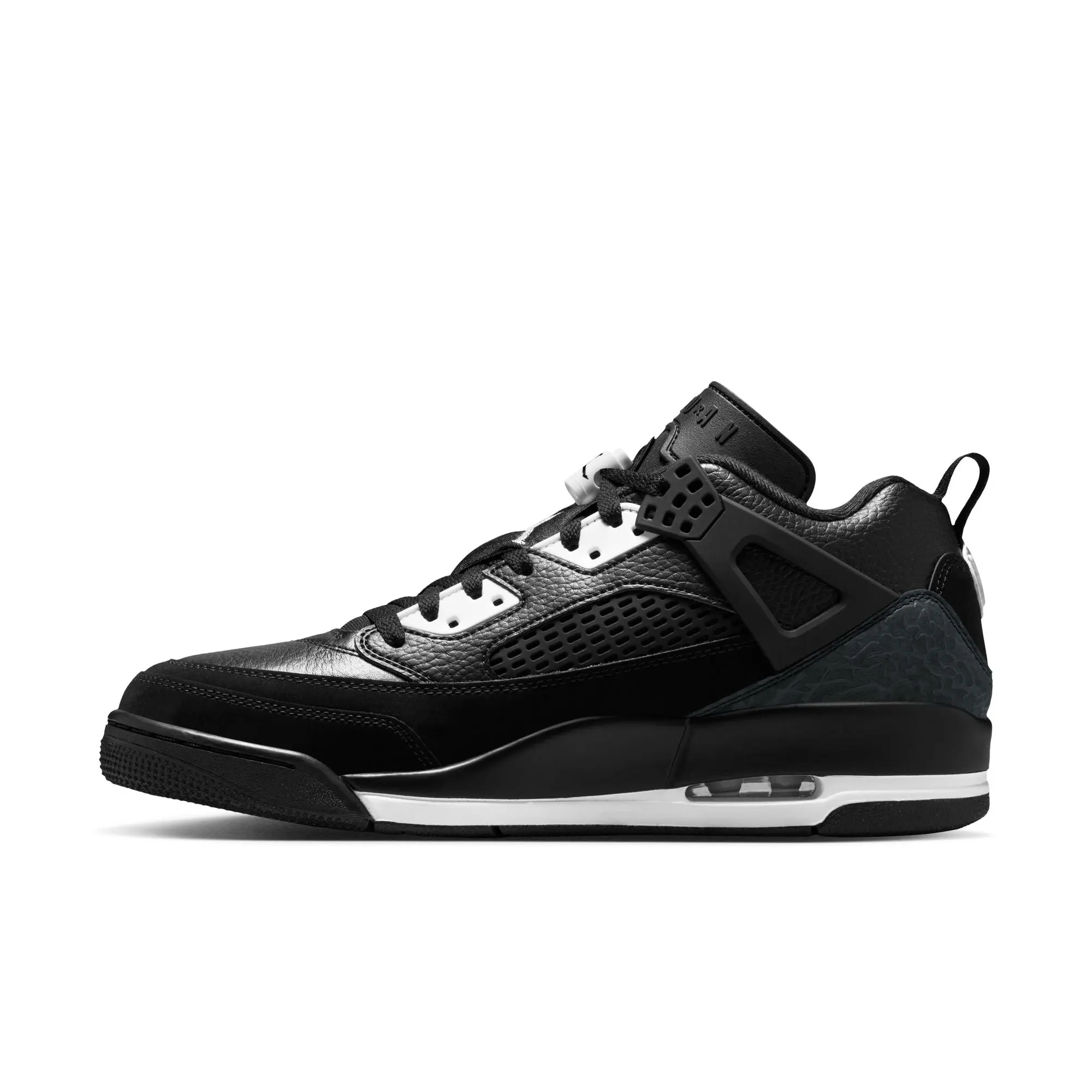 Air Jordan Spizike Low - Men's, Sneaker, Footwear, Shoe, Casual, Leather Blend, Solid, Classic, Cushioned Sole