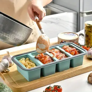 Safe Microwave and Refrigerator Food Storage Box with Dividers, Sealed, Airtight Meal Prep Containers, Dishwasher Safe, Perfect for Meal Prep, Fridge Organizer and Fridge Organization, Leakproof Container, Fridge Storage Container