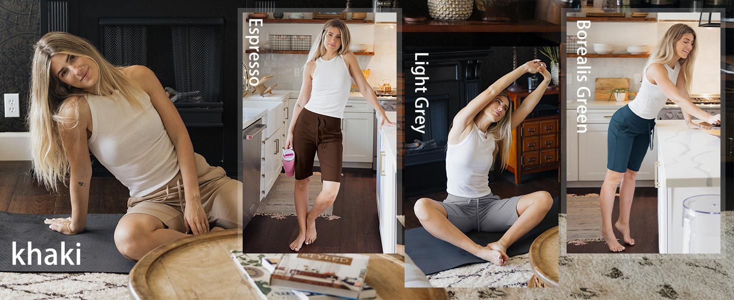 G Gradual Women's 11" Knee-Length Stretch Bermuda Shorts with Pockets, Comfy Drawstring, Fitness for Everyone, Summer Casual Walking Sports Shorts, Sporty Chic, Athleisure Casual Shorts, Lightweight Workout Shorts G Gradual Women's 11" Knee-Length Stretch Bermuda Shorts with Pockets, Comfy Drawstring, Fitness for Everyone, Summer Casual Walking Sports Shorts, Sporty Chic, Athleisure Casual Shorts, Lightweight Workout Shorts