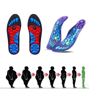 Acupressure Insoles Reflexology Massage Insoles for Pain Relief Comfortable Foot Support for Men and Women