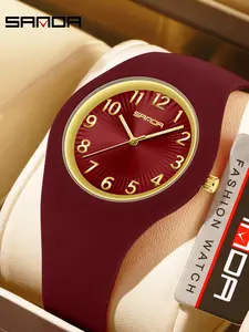 1Pcs Fashion Elegant Design Women's Quartz Watch, Brand Business Ladies Wristwatch Waterproof, Simple Casual Women Man Watch, Neutral Men and Women Watches Suitable for people over 18 years old Woman Men Mother Daughter Holiday Birthday Gifts