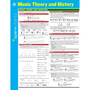 Music Theory and History SparkCharts by SparkNotes [Hardcover Book]