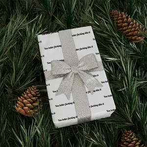 You Better Fcking Like It Wrapping Paper, Funny Offensive Wrapping Paper, Rude Gift Wrap, Inappropriate Unique Wrapping Paper, Sarcastic Gift, Xmas Cheeky Holiday Wrap for Women Men, Gag Gift Wrap for Christmas Party, Holiday, Birthday - scs15979