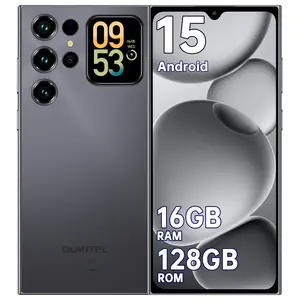 OUKITEL C62 Dual Screen Smartphone Unlocked, 16GB RAM 128GB ROM, 6.88 inch 120Hz Fluid Display, 1.81" Back Sub Screen for Notifications, 5150mAh Long Battery, Android 15