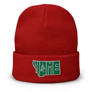 HOME for the Holidays Embroidered Beanie