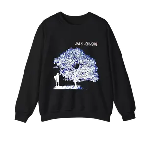 Vintage Jack Johnson Retro Black Men's Sweatshirt, Gift for Fans Cotton Unisex Men's T-Shirt Classic Tops