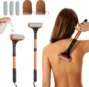 Self Back Lotion Applicator – Extendable 21.5" Lotion Stick with Rollers & Finger Caps for Even Application of Creams, Oils & Sunscreen