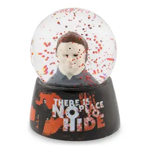 Halloween Michael Myers "No Place To Hide" Mini Snow Globe | 3 Inches Tall