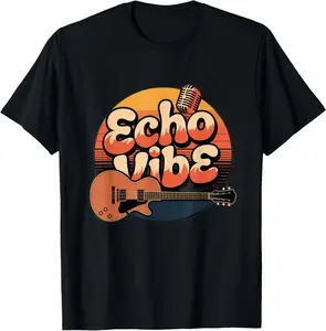 Echovibe 70s logo T-Shirt B26