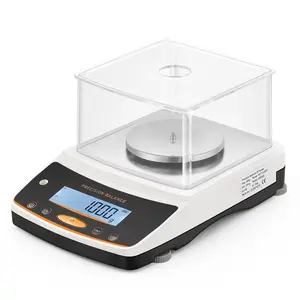 Lab Analytical Balance 500g x 0.001g Precision Digital Scale .001 Gram Accuracy Laboratory Scientific Milligram Scale 17 Units Selectable