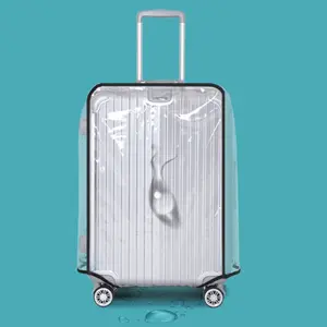 PVC Transparent Luggage Cover - Waterproof, Scratch-resistant Luggage Protector, Suitable for 30inch Suitcase, Ideal Gift for Travelers - Transparent, Durable, Easy to Clean, Travel Safety, Luggage Protector, Suitable for 30inch Size Suitcase