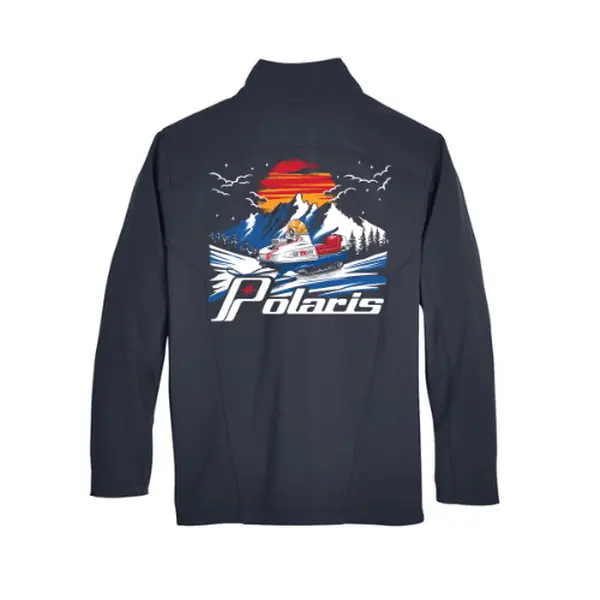 Men's Big and Tall Polaris Vintage Snowmobile Jacket Casual Classic Menswear