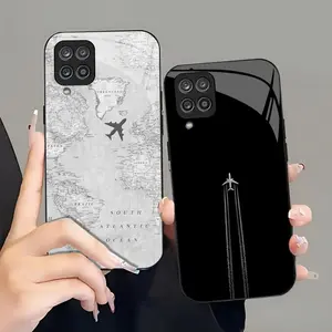 Suitable for [Galaxy A12] high-end phone case🤩，a wide variety of airplane designs are available, offering a sophisticated and minimalist aesthetic，drop-resistant and fingerprint-proof YM99