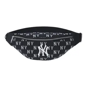 MLB Monogram Vintage NY Yankees Logo Crossbody Bag for Men and Women