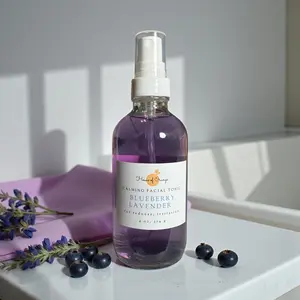 House of Orange Calming Facial Tonic with Blueberry Lavender for Sensitive Skin Redness Acne Friendly Fragrance Free Paraben Free Daily Gentle Skincare 4 oz