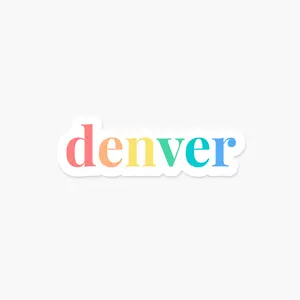 Denver, Colorado Sticker