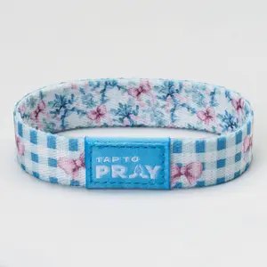 Tap To Pray® Wristband – Blue Belle