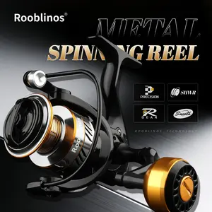 Heavy-Duty Metal Spinning Fishing Reel,12KG Pull Strength,Falcon Shape Ergonomic,Anti-Twist Body,Smooth Long Casting,Brass Pinions,Stainless Steel Core,Freshwater Saltwater,HM1000-6000 HM7000 Sizes,Big Game Ready,All-Day Fishing Comfort