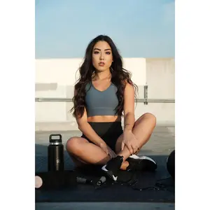 Ribbed Sports Bra - Once in a Blue Moon