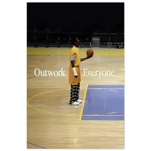 Kobe Bryant Motivational Poster Outwork Everyone